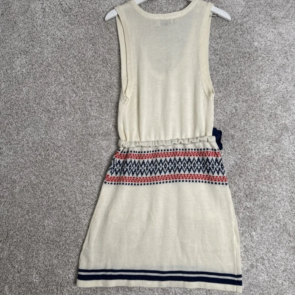 Funky People Retro Pattern Dress XL‎ vintage women Tie